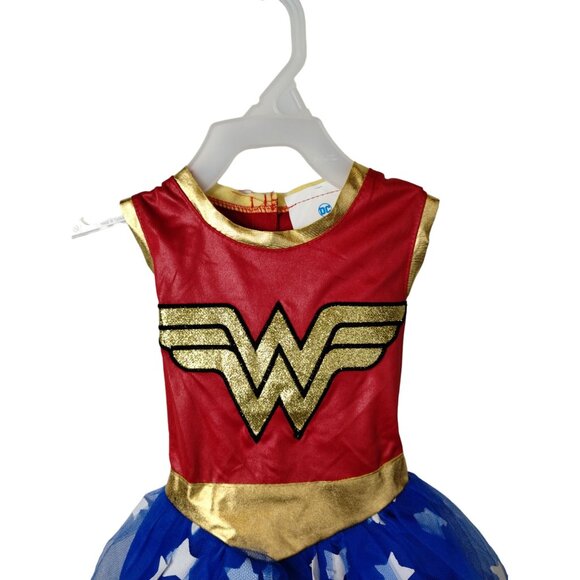 DC Comics Girls XS Wonder Woman Dress only Halloween Costume - Picture 3 of 5
